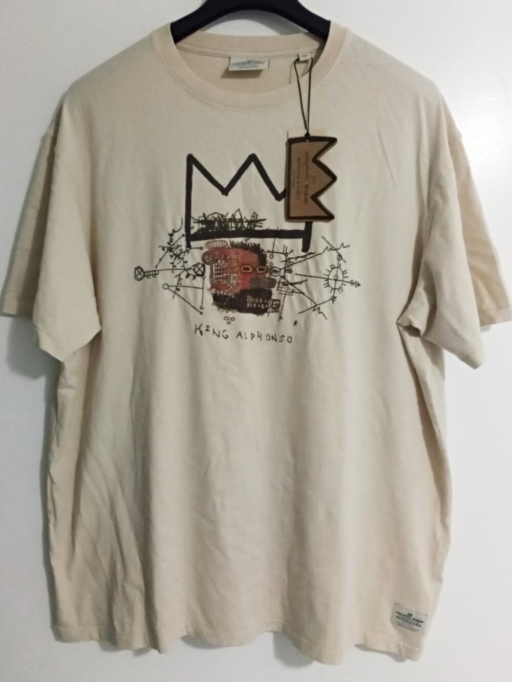 Men's SCOTCH & SODA Tee, BASQUIAT, KING ALPHONSO Ed. Sz. XXL